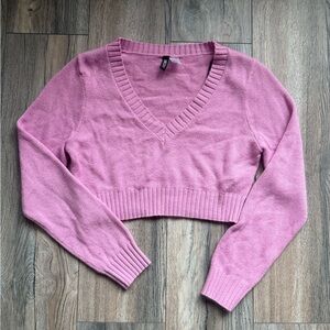 H&M Divided Light Pink Knit Sweater